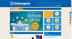 Desktop Screenshot of osinergmin.gob.pe